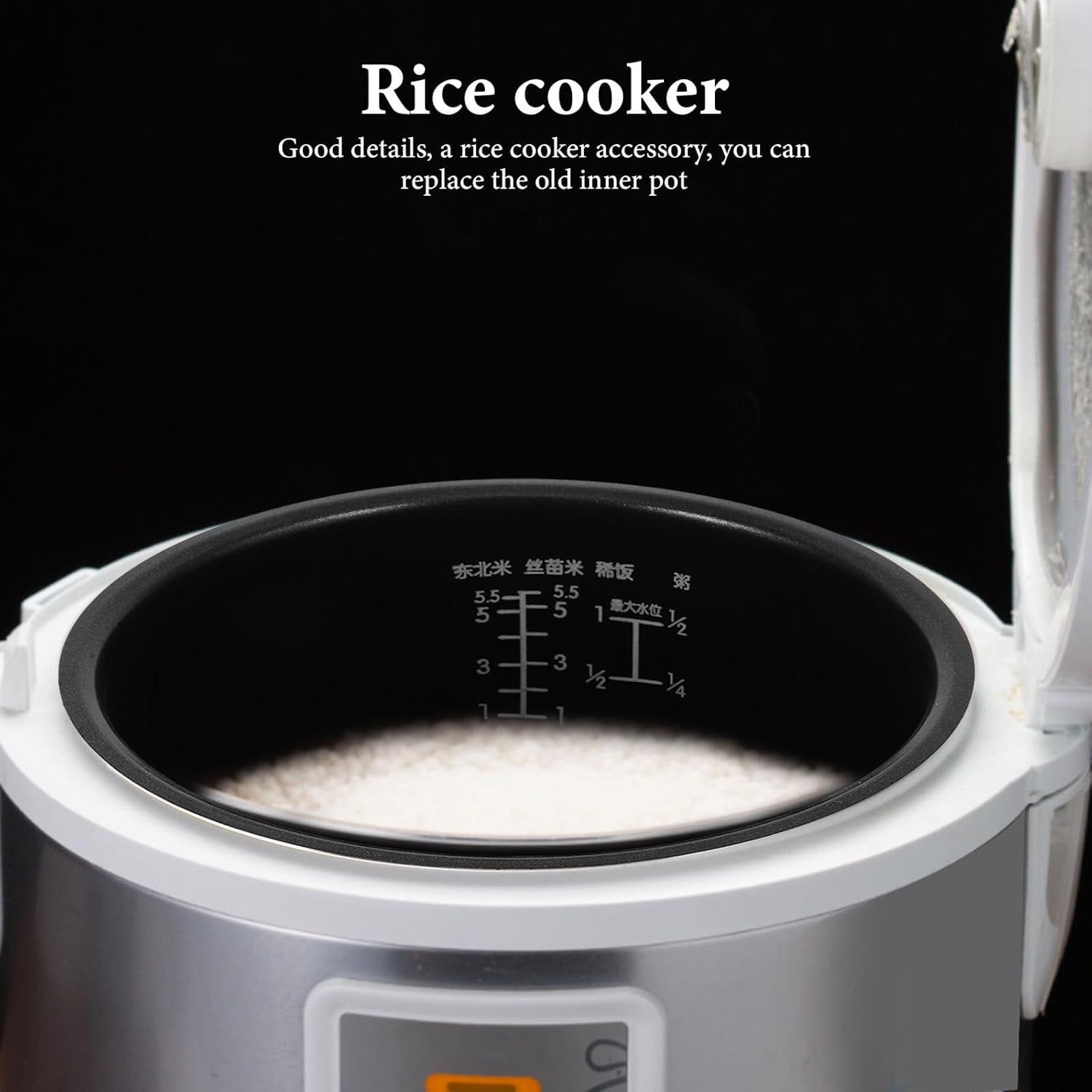 Non-Stick Rice Cooker Inner Pot Replacement for Household Electric Cookers - Large Capacity Kitchen Accessory