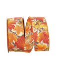 thumbnail image 1 of Reliant Ribbon 92297W-001-40F 2.5 in. Leaf Standard Value Wired Edge Ribbon, Multi - 10 Yards, 1 of 1