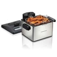 thumbnail image 1 of Hamilton Beach 35042 Professional Home 21 Cup 1 Basket Electric Deep Fat Fryer, 1 of 5