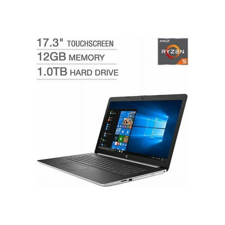 HP 17-ca0064cl 17.3" Touchscreen Laptop - AMD Ryzen 5 Notebook PC Computer 12GB 1TB Ryzen 5 Touch screen