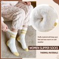 thumbnail image 2 of 6Pairs Fuzzy Cozy Socks for Women,Soft Fluffy Slipper Warm Sleep Socks Non Slip, 2 of 6