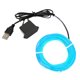 thumbnail image 1 of Cable de neón para fiesta de baile de Navidad, lámpara de Control USB con batería AA, impermeable, tira LED, 3M, 5M, 1 of 4