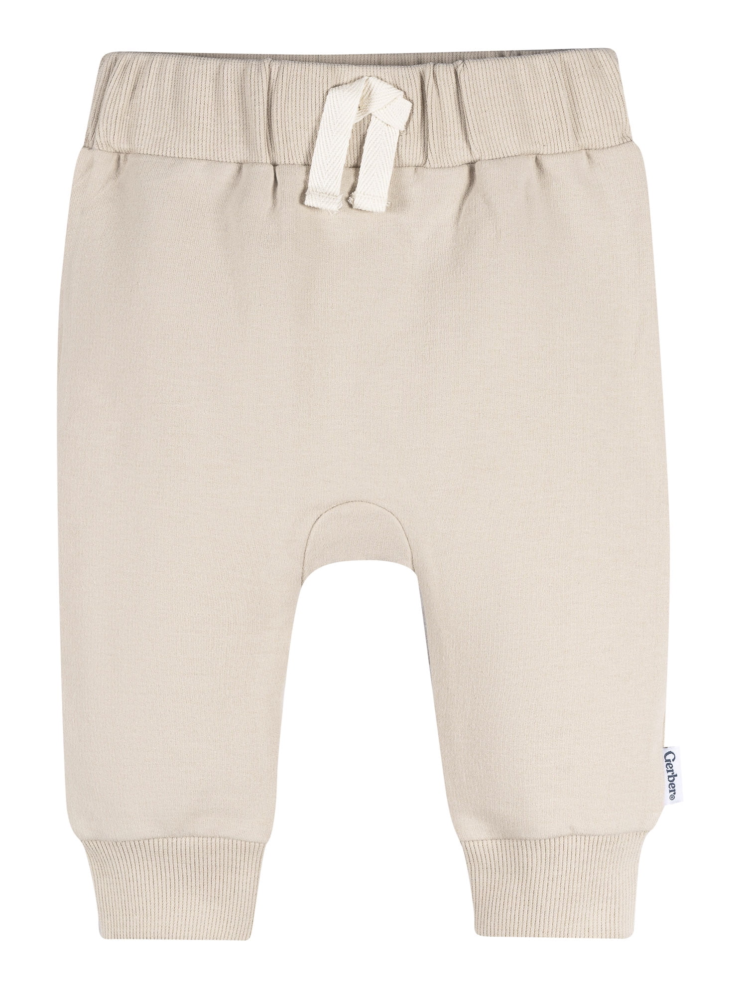 Gerber Baby and Toddler Neutral Joggers, 3-Pack, Sizes 0/3 Months - 5T