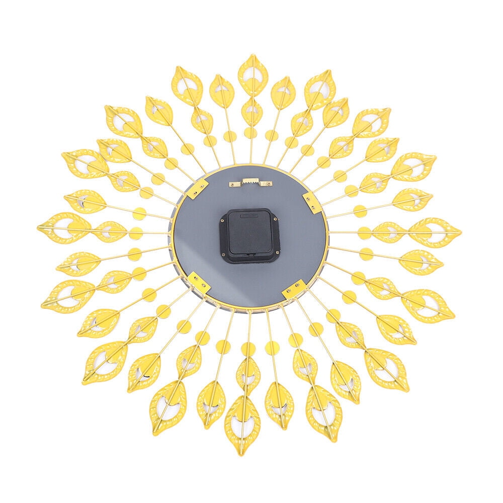 3D Modern Large Wall Clock Luxury Peacock Wall Watch 67CM Living Room Home Decor