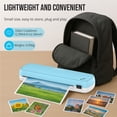 thumbnail image 4 of 10-Sheet Laminator Machine A4 A5 A6 Document Photo Laminating with Fast Warm-Up for Office Home Use Blue, 4 of 6