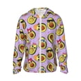 thumbnail image 1 of Balery Cartoon Avocados Sudadera ligera de manga larga con capucha y protección solar UPF 50+ para hombre y mujer, ideal para pesca y running-XX-Large, 1 of 7