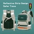 thumbnail image 4 of Mok Kids' Large Capacity Backpack - Waterproof, Lightweight With Adjustable Straps & Multiple Compartments For School And Travel, 4 of 5