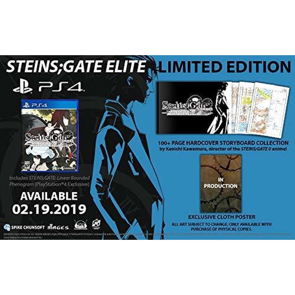 Steins Gate Elite Limited Edition Ps4