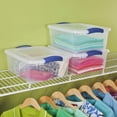 thumbnail image 2 of Sterilite 14L Latch Box - Stadium Blue, 2 of 7