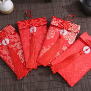Brocade Fabric Wedding Red Envelope Cloth Art Big Wedding Creative Changed Red Envelope Bag Lucky Bag