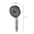 thumbnail image 2 of Dnogom 5-Mode High Pressure Filtered Handheld Shower Head,9" Carbon Filter Hard Water Softener Shower Nozzle for Home/Hotel Bathroom,Good for Hair & Skin, 2 of 8