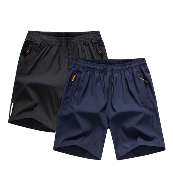 Riecok Summer Shorts for Boys Elastic Waist Drawstring Quick-Dry Ice Silk Crop Shorts Breathable Beach Clothes