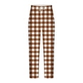thumbnail image 1 of Pantalones largos para hombre, informales, a la moda, con estampado, cintura elástica, rectos, de poliéster, 1 of 3