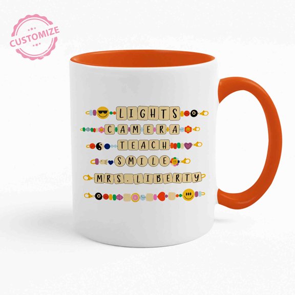 Lazaofficial Personalized Coffee Mugs, Teacher Mug, Teacher Mugs For Women, Custom Coffee Mug, Daycare Teacher Gifts