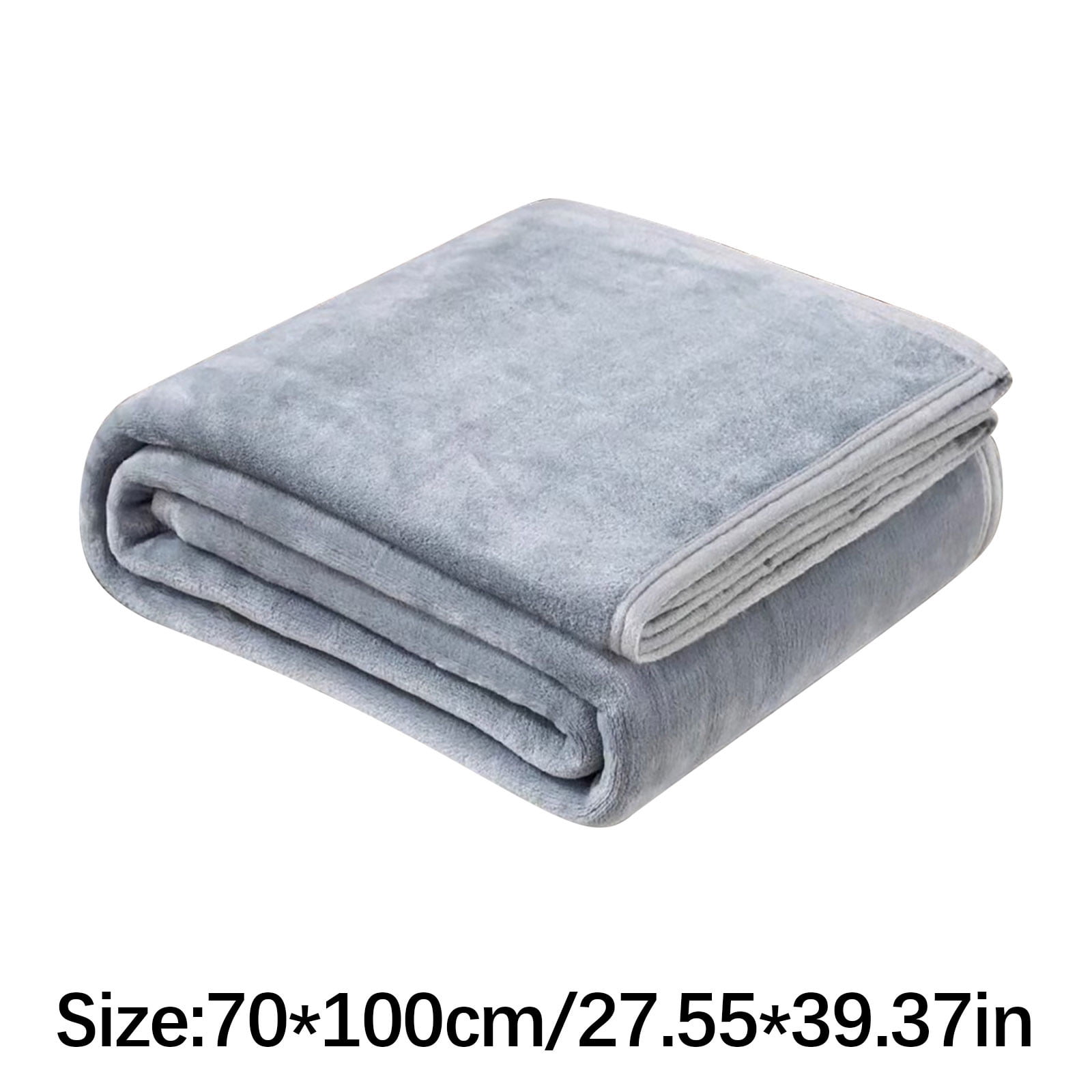 LSLJS Throw Blanket - Fleece Throw Blanket - Flannel Blanket - Lightweight Cozy Blanket for Sofa, Couch, Bed, Camping, Travel - Super Soft Microfiber Plush Throw Blankets, Clearance under $10 Gray