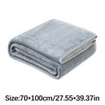thumbnail image 3 of feimajia Throw Blankets for Couches and Sofas Super Soft Warm Solid Warm Fleece Blanket Rug Sofa Bedding 70x100CM, 3 of 3