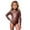 Brown, variant on Long Sleeve Girls Kids Jumpsuit High Neck Back Zip Leotard Solid Color Performance Dance Gymnastics Unitard Stage Show Silver,8-9 Years