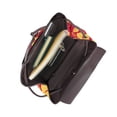 thumbnail image 4 of Disketp Red Vintage Flowers Mochila de Cuero para Mujer, Bolso de Espalda Antirrobo con Estilo para Viaje, Trabajo y Uso Diario, 4 of 4