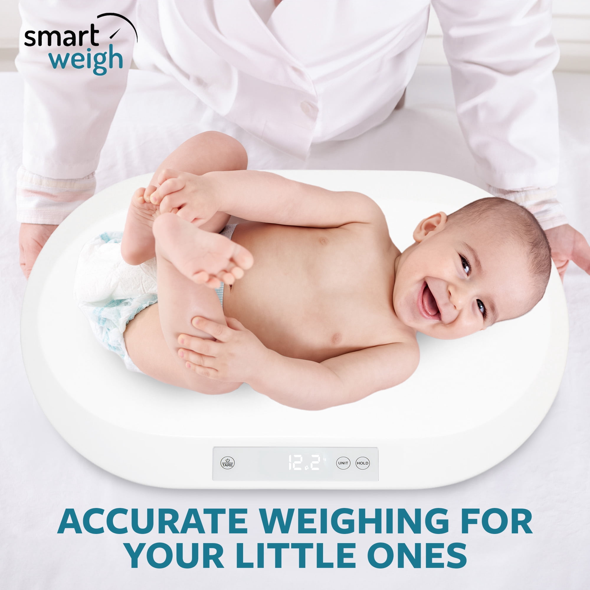 Smart Weigh Accurate Digital Baby and Pet Scale  - 40kg Capacity