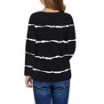 thumbnail image 2 of Spring Fall Kids Long Sleeved Striped Print O-Neck Children T-Shirt Tops, 2 of 2