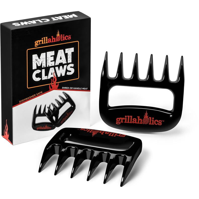 Grillaholics Black Meat Shredding Bear Claws Perfect Grill Tools for Shredding Pork