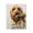 Cute Dog Brushing Teeth, variant on Stupell Industries Eclectic Dog & Paper on Toilet Black Floating Frame Canvas Art, 17 x 21, by Abigail Walker