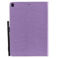 thumbnail image 3 of Dteck Case For Apple iPad 9th Generation 10.2-inch 2021,Magnetic Leather Cat Patterned Wallet Card Holder Smart iPad 8th/7th Gen 10.2" Case Folio Stand Protective Automatic wake/sleep Cover,Purple, 3 of 8