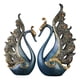thumbnail image 1 of Adornos de pavo real, 2 piezas de adornos de pavo real, escultura de pavo real de escritorio natural, decoración de escritorio, rendimiento sólido, 1 of 8