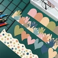 thumbnail image 5 of Wall Decor Clearance! Shishian Bulletin Board Borders Classroom Colorful Border Stickers Boho Die Cut Border Trims Bulletin Board Scalloped Borders Self Adhesive For School Blackboard Chalkboard Desk, 5 of 9