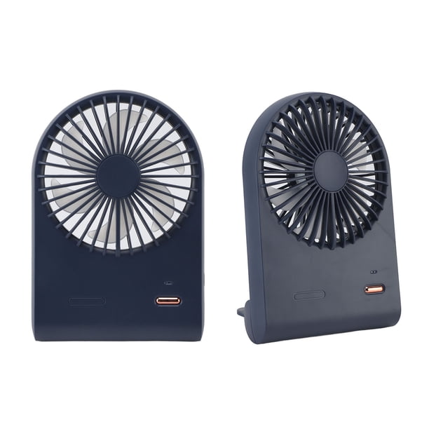 Mini ventilador de escritorio portátil plegable, potente rendimiento de refrigeración, funcionamiento silencioso, batería de litio, alimentación por USB