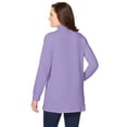 thumbnail image 3 of Woman Within Plus Size Perfect Long-Sleeve Mockneck Tee (Petite Available), 3 of 6