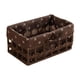 thumbnail image 3 of Cesta de almacenamiento Caja De Almacenamiento Rectangular Organizador De Artículos Diversos De Escritorio Para Dormitorio Café Mediano Magideal Cesta de almacenamiento, 3 of 6