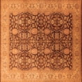 thumbnail image 1 of Ahgly Company Indoor Square Oriental Orange Traditional Area Rugs, 5' Square, 1 of 4