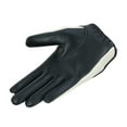 thumbnail image 5 of Women Ladies 100% Genuine Lambskin Leather Driving Gloves Chauffeur Full Finger Car Driving Motorcycle Bikers Riding Gloves Bone White-L, 5 of 7