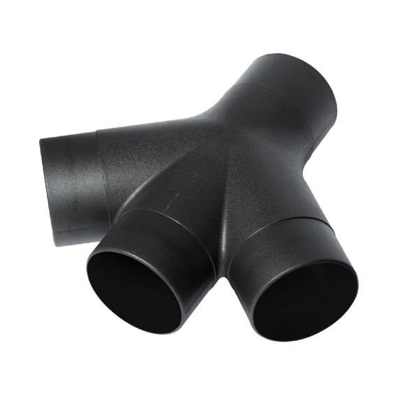 Conector de recolección de polvo de 3 vías POWERTEC 70275V, 4 pulgadas