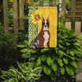 thumbnail image 2 of Summer Sunflowers Red Fawn Boxer Flag Garden Size, 2 of 5