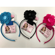 Gimme Clips Floral Headband and Hair Ties, Assorted Colors