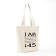 thumbnail image 7 of CafePress - I Am His Block Letters Tote Bag - Unisex Canvas Tote Bag, Beige, 1-Piece, 7 of 7