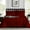 Burgundy, variant on DNG Creations Sage Colour 1 Piece Comforter With Point Botton All-Season 550 GSM 100% Egyptian Cotton, 800 Threads Count - Oversized Queen - Size
