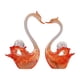 thumbnail image 1 of 2 estatuas de pareja de cisnes para decoración de mesa, centro de mesa moderno, colección de regalo de resina Rojo, 1 of 9