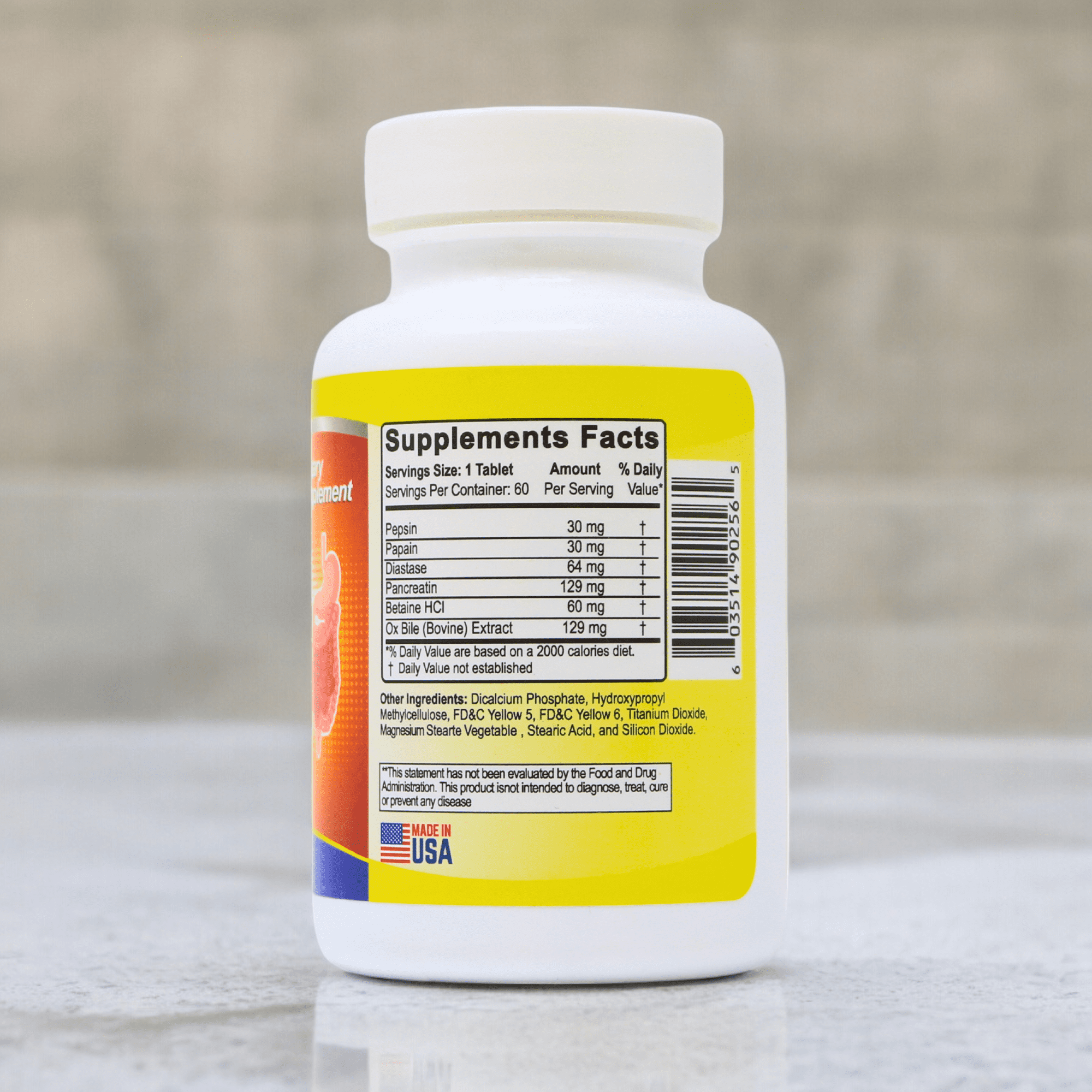 Arymar Sales Biliares Ox Bile with Digestive Enzymes - 60 Tabs