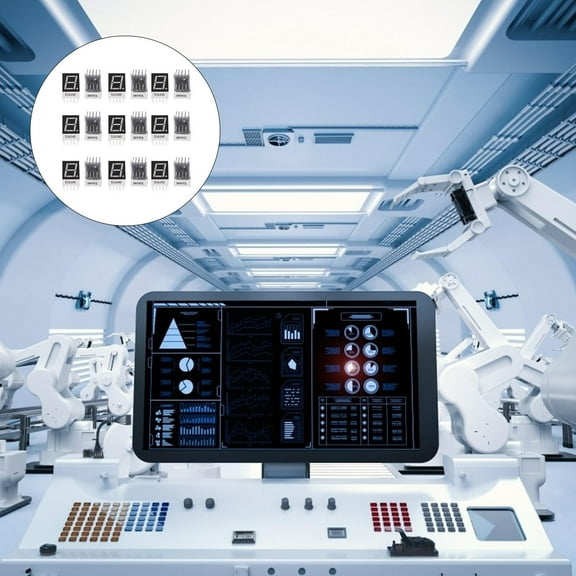 PBPBOX 20 Pcs Segment Red Light Digital Tube LED Display Common