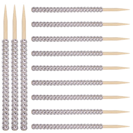 ULTNICE Cake Pops Sticks Multi Wooden 12Pcs 5.89X0.39X0.39in