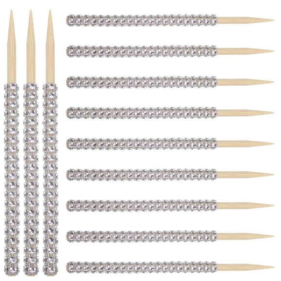 ULTNICE Cake Pops Sticks Multi Wooden 12Pcs 5.89X0.39X0.39in