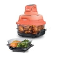 thumbnail image 1 of Air Fryer Ninja FN101OR 4-in-1 4QT Glass Orange, 1 of 8