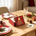 thumbnail image 4 of 20 Sheets Christmas Tree Red Black Buffalo Plaid Napkins, Christmas Party Supplies, Disposable Tableware, for Xmas Holiday Party Table Decor(B), 4 of 6