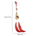 thumbnail image 3 of TopLLC Car Pendant With Sand Auspicious Clouds Rearview Mirror Tassel Pendant Plastics trailer, 3 of 6