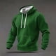 thumbnail image 2 of Ceisia Men's St. Patrick's Day Printed Loose-Fit Hooded Sweatshirts | Holiday Celebration Fashion Piece Green S Gifts, 2 of 4