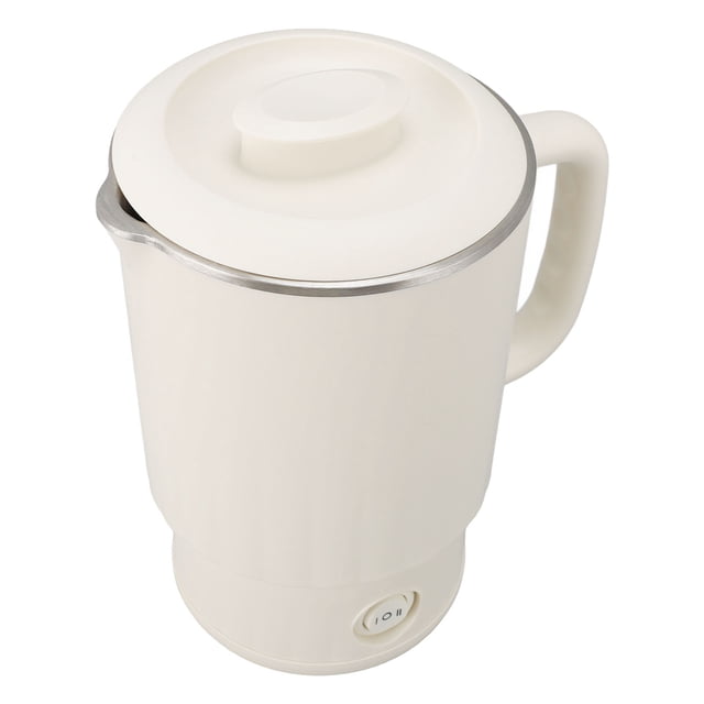 600ml Travel Electric Kettle 600W 304 Stainless Steel Portable Hot Water Boiler Heater for Tea Coffee