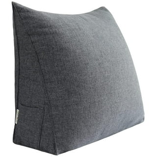 WANGPP Triangular Backrest Positioning Pillow - Reading and Bed Rest  Pillows,Multifunctional Wedge Pillow,PP Cotton Filling,Perfect for Backrest
